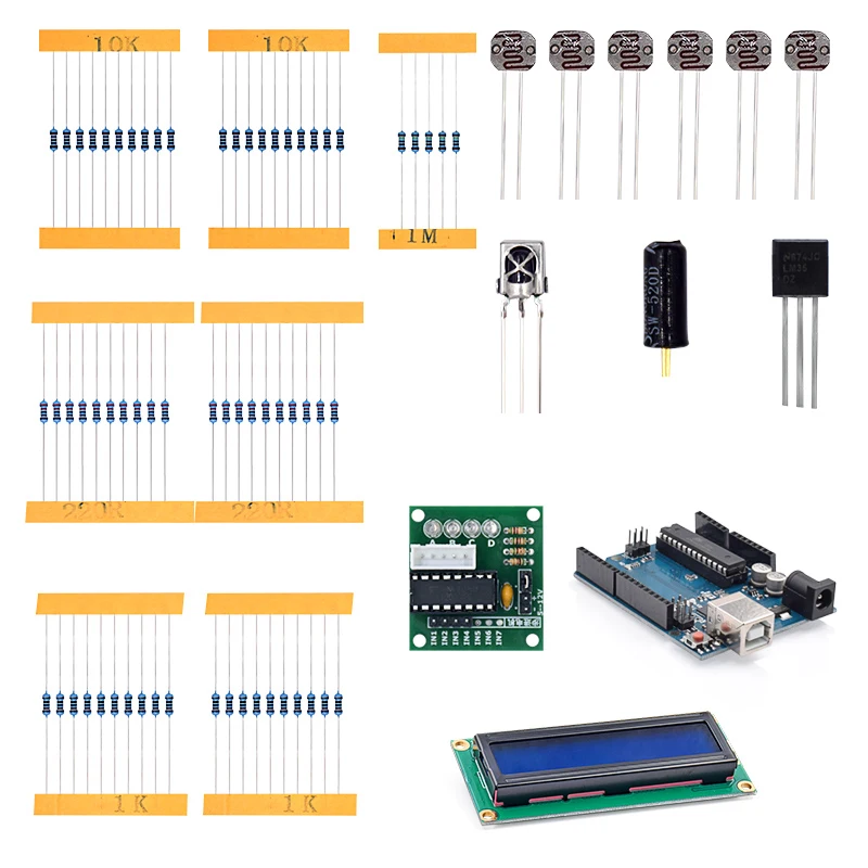 Новый UNO R3 доска стартовый супер-набор для проекта для Arduino "сделай сам" (15 проектов)