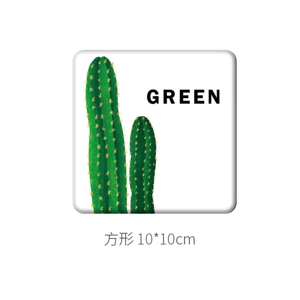 10cm Cactus Coaster Coffee Cup Mat Tea Pad Dining Decoration Accessories Quick-drying Water Absorption Diatomite Cup Mat Nordic - Цвет: 11