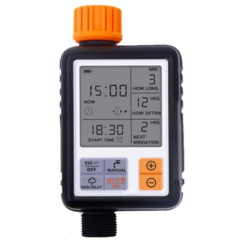 

Automatic Electronic Water Timer Lcd Screen Sprinkler Controller Outdoor Garden Timer Automatic Watering Device Irrigation Tools