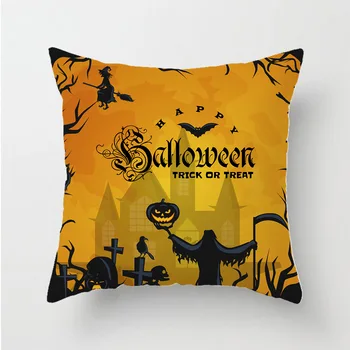 

One Piece Halloween pattern 3D printed Polyester Decorative Pillowcases Throw Pillow Cover Square Zipper Pillow cases style-3