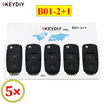 

5pcs/lot KEYDIY B series B01-2+1 2+1 button universal remote control for KD900 URG200 KD-X2 mini KD to generate new remote