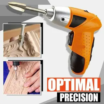 

5 Pcs/set Wood Carving Engraving Drill Bit Milling Cutter Carving Root Tools Woodworking TN88