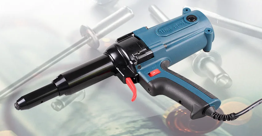 Подлинная Time-proof TAC_500 Электрический слепой заклепки пистолет Клепальный Инструмент Электрический клепальщик электроинструмент для 3,0-5,0 мм