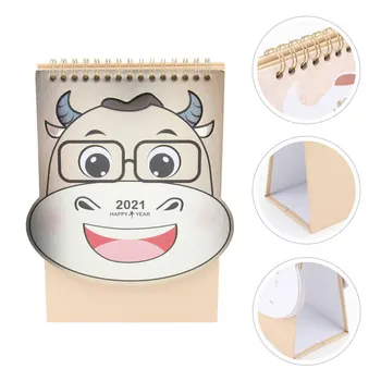 

1Pc Table Decor Accessory Paper Calendar Desktop Ornament for Office Home