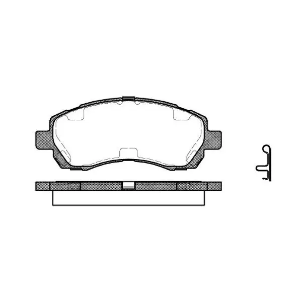 Колодки дисковые п.\ Subaru Legacy 2.0/2.2 94-99/Impreza 1.6/2.0