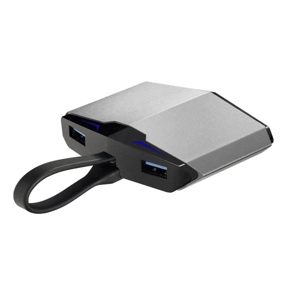 USB-C Многофункциональный узловой центр Тип с разъемами типа C и HDMI 6-в-1 переходник удлинитель док-станция для поддержки 4k2k 30 Гц сигналов высокой четкости s10
