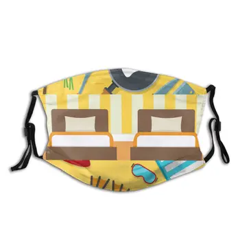 

protective mask with filter Eat Sleep Love Dive Humorous Funny anti dust PM2.5 reuse adult teen child girl