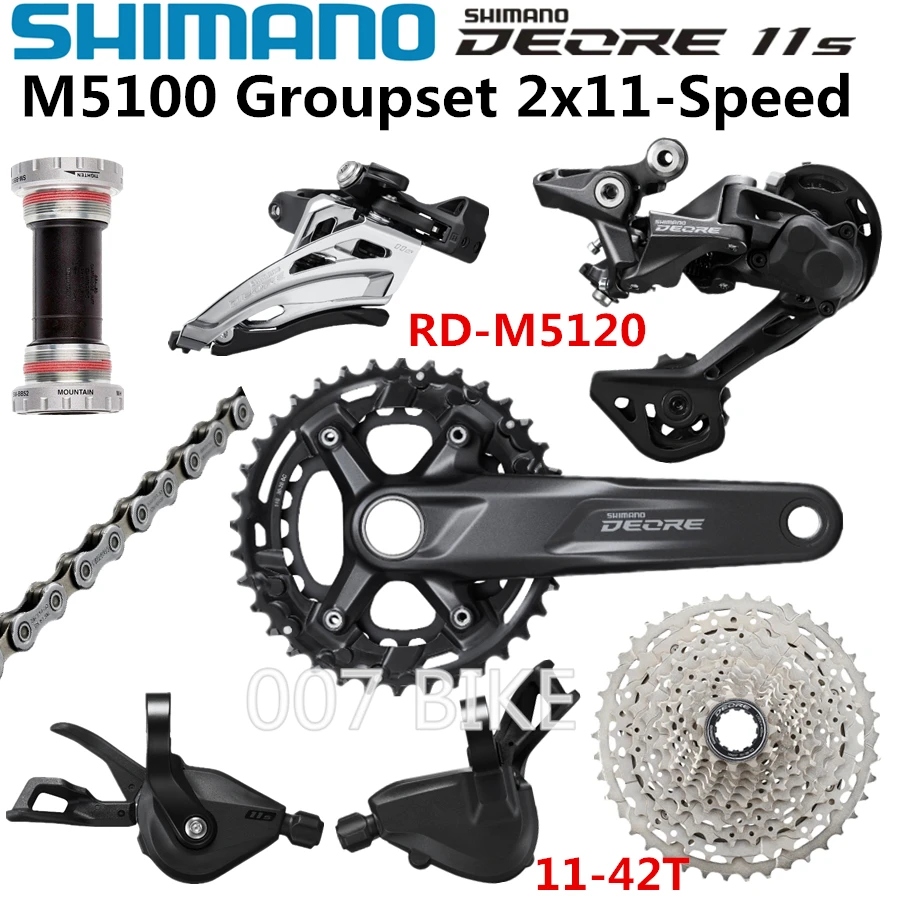 SHIMANO DEORE M5100 Groupset 26-36T 170 