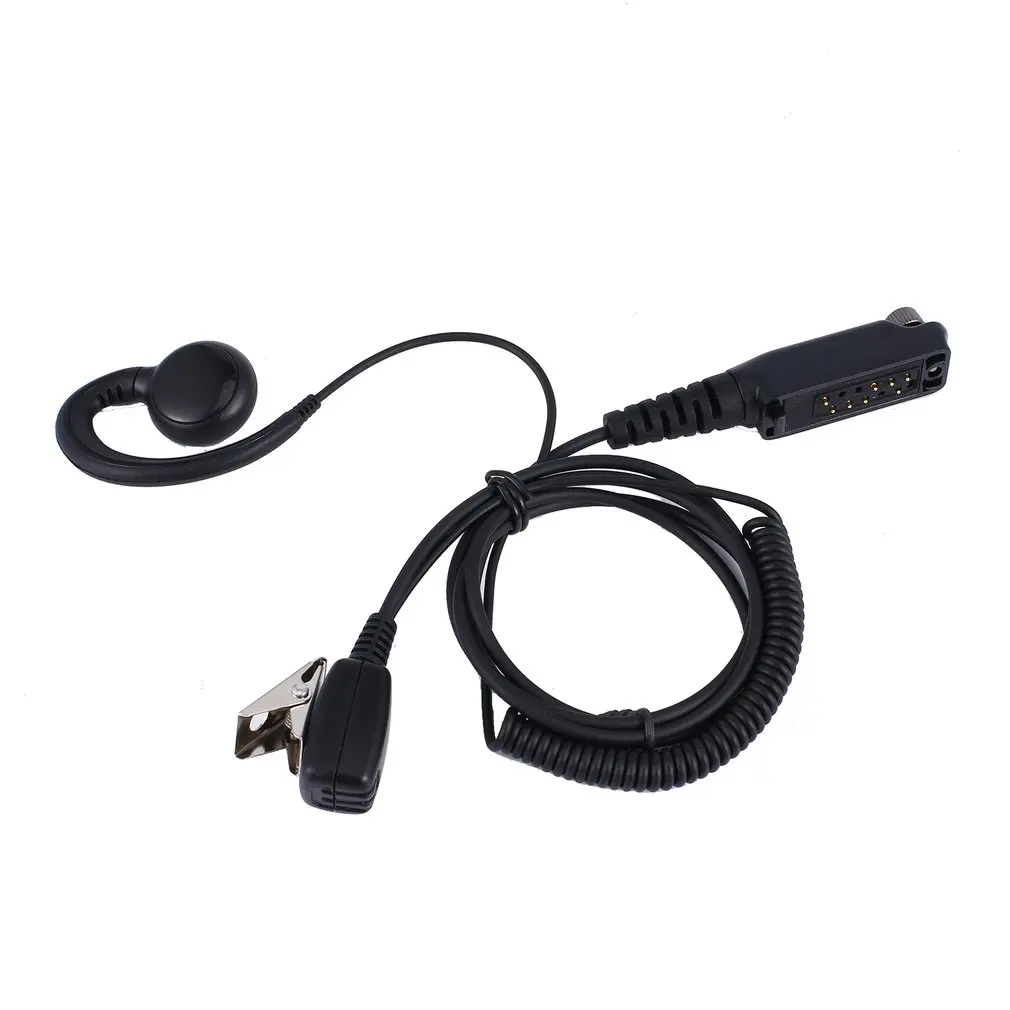 

For G-shaped Earhook Earphone Mic Headset Walkie Talkie Radio For Sepura STP8000 Z09 Drop ship