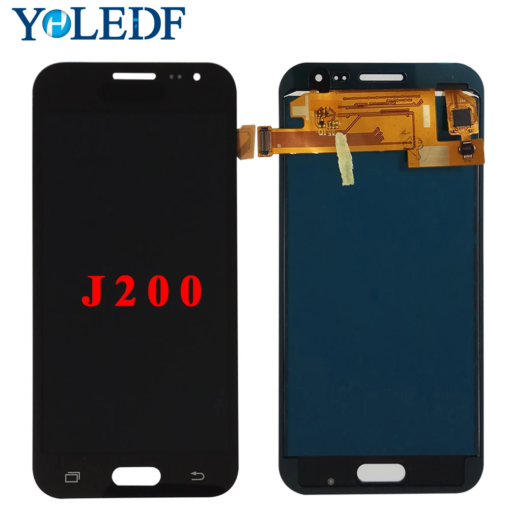 For Samsung Galaxy J2 2015 J200 J200F J200Y J200H J200FN J200M LCD Display Touch Screen Digitizer Assembly Can adjust brightness | Мобильные