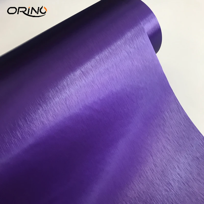 Metallic Brushed Purple Vinyl Wrap Sticker-3