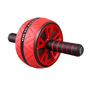 

Abdominal Exercise Roller Double Wheel Abdomen Training Roller Mute Abdominal Wheel Sports Accessory for Man Woman (Red)