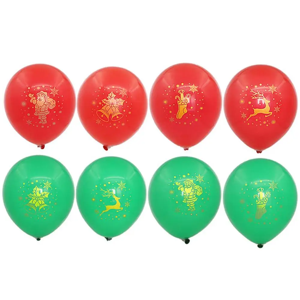 100pcs 10Inch Merry Christmas Latex Balloons for Christmas Wedding Birthday Party Decoration Xmas Home Garden Hanging Decor