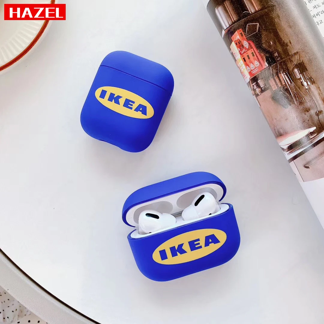 Stylish INS trend brand zip label silicone cover for airpods pro 3 cute case apple air pods 1 2 PRO Wireless charging bag | Электроника