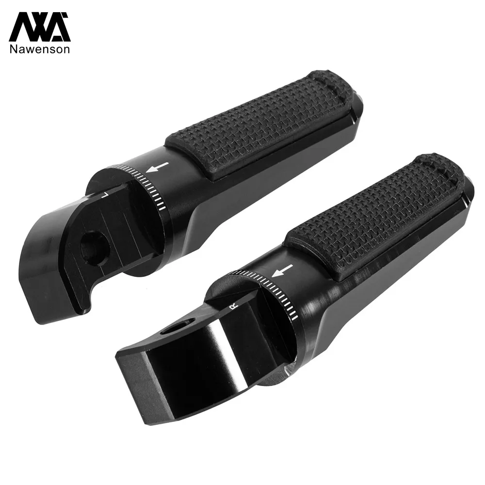 Подножки для мотоцикла CNC алюминиевые задние Пассажирские подножки MT07/MT09 2014 2020