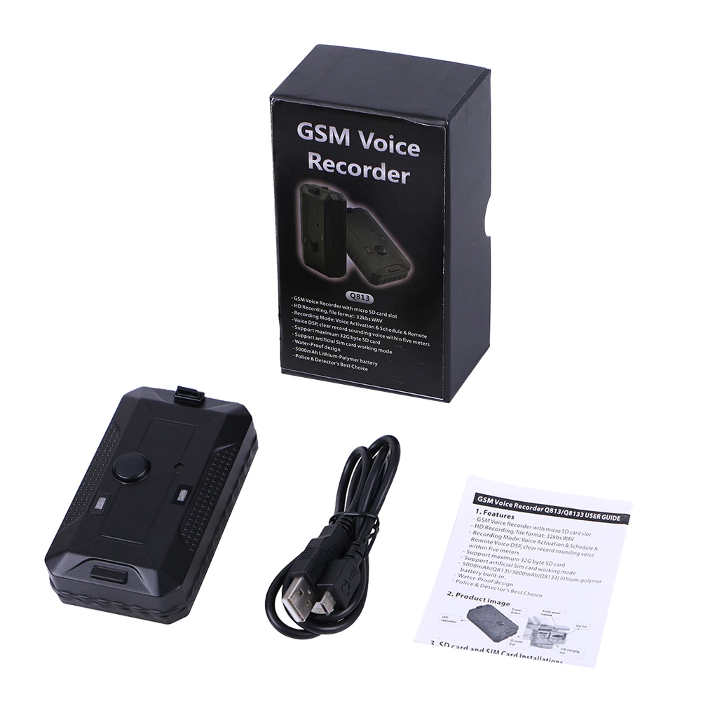 GSM диктофон Q813 Голосовая активация расписание дистанционное управление со