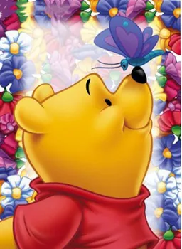 

New Arrivals 5D Diy Diamond Painting Winnie The Pooh Diamond Embroidery Cross Stitch Crystal Mosaic Pictures Home Decoration