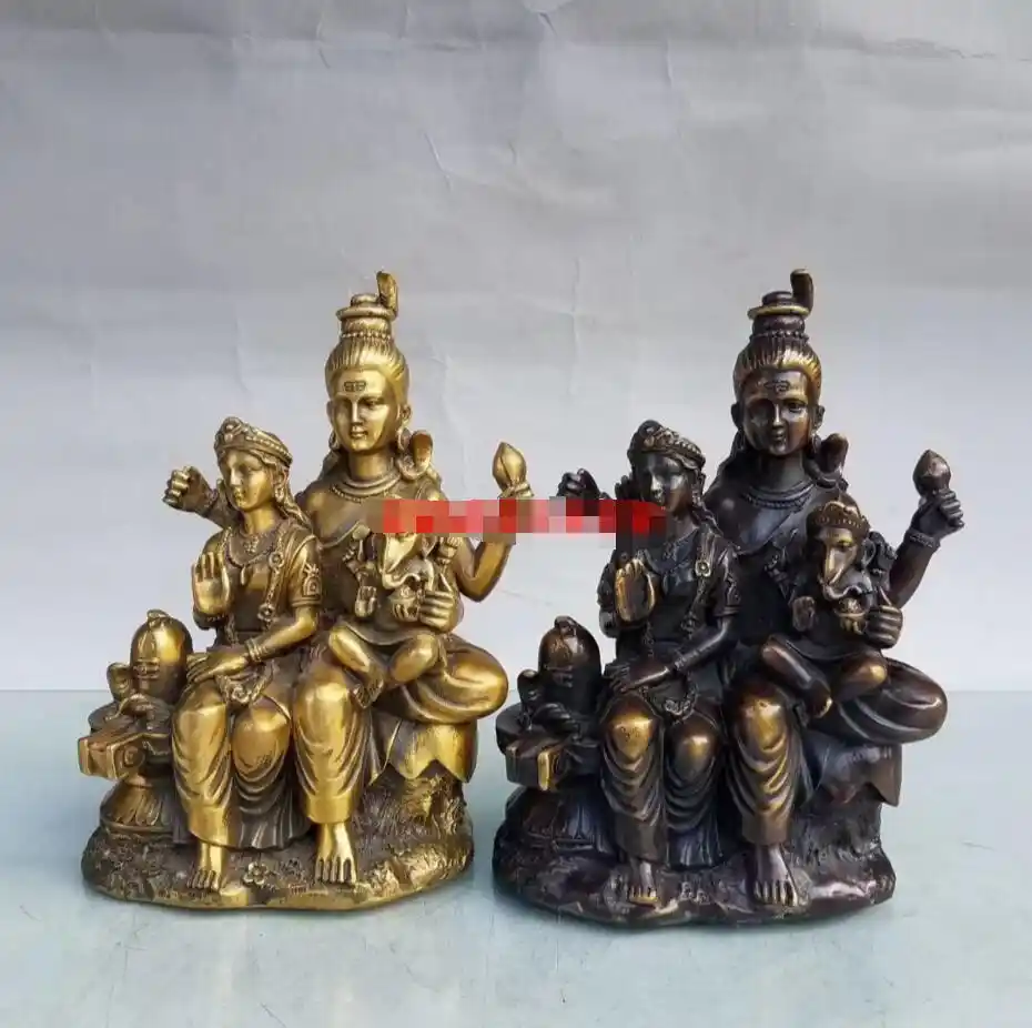 Statua In Rame Di Rame Puro Di Shiva Principale Delle India Dio Fortuna Dea Decorazione Della Famiglia Aliexpress