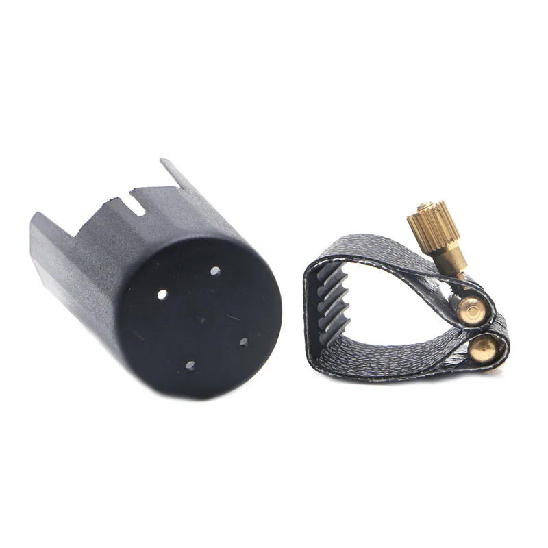 Artificial Leather E flat Clarinet Mouthpiece Ligature Clarinet Saxophones Cap Q6PB
