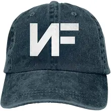Ejiazhan7 NF логотип Ретро Регулируемая ковбойская Джинсовая Шляпа Унисекс Хип Хоп черные бейсболки