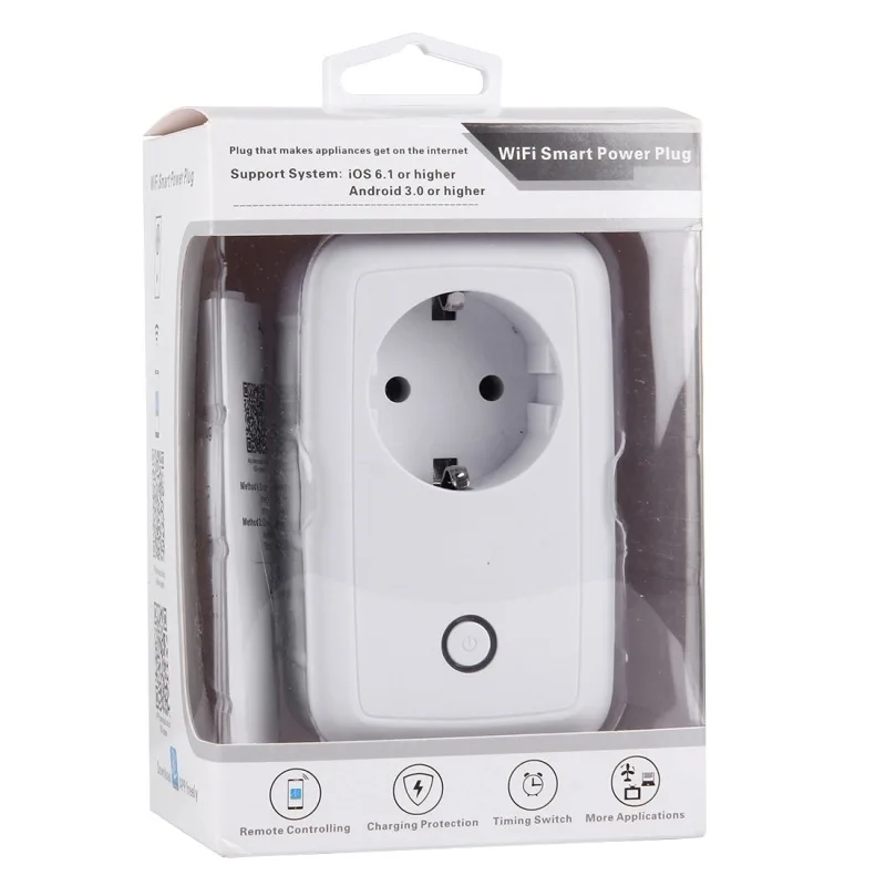 Wi-Fi умная розетка с usb-портом Android 3,0+ и iOS 6,1+ Sup порт ed пульт дистанционного управления Переключатель синхронизации зарядка защита ЕС