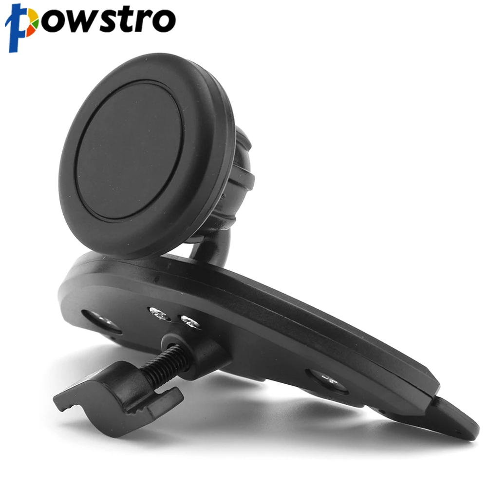 Магнитный держатель POWSTRO для CD слотов автомобильный с креплением подставка