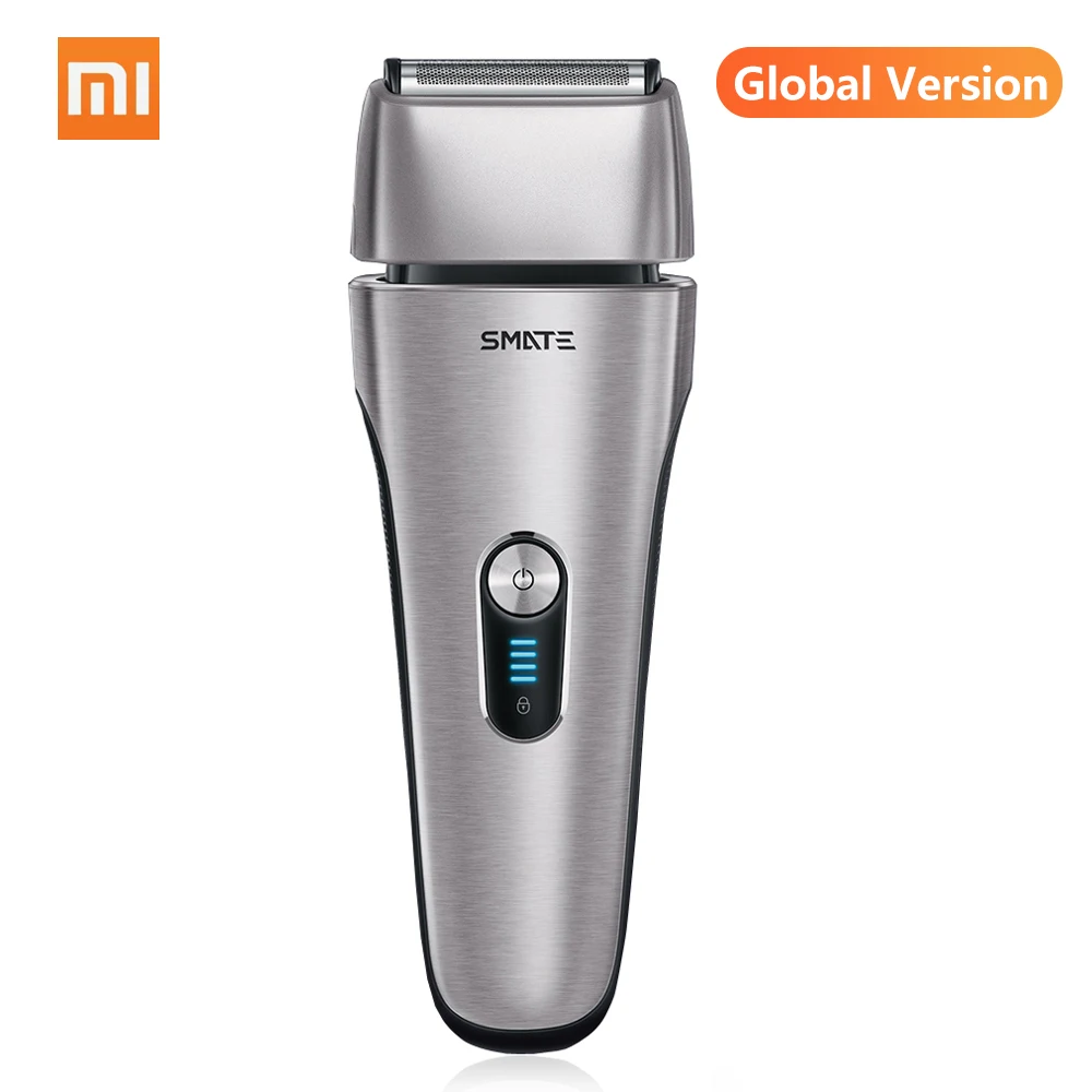 

Global Version Xiaomi Mijia Smate Reciprocating Electric Razor Shaver Waterproof Wash Dry and Wet 4B Fast Charge with Brush