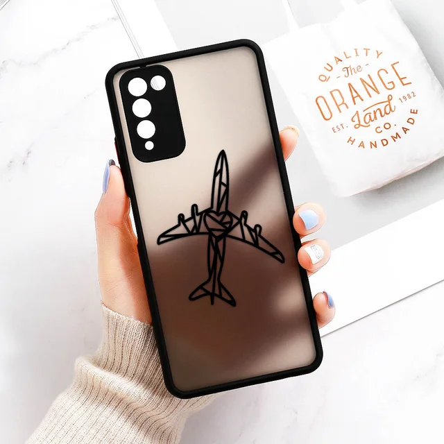 P40 Lite Case For Huawei P30 Pro P Smart 2021 Z S P50 Cases Painted Fundas On Huawei Nova 7i 5i Pro 5Z 7 6 SE Transparent Cover O207