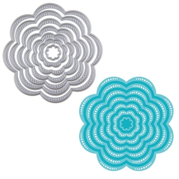 

7 шт./компл. трафареты для резки металла и цветов, «сделай сам», альбом для скрапбукинга, бумажная открытка, рукоделие