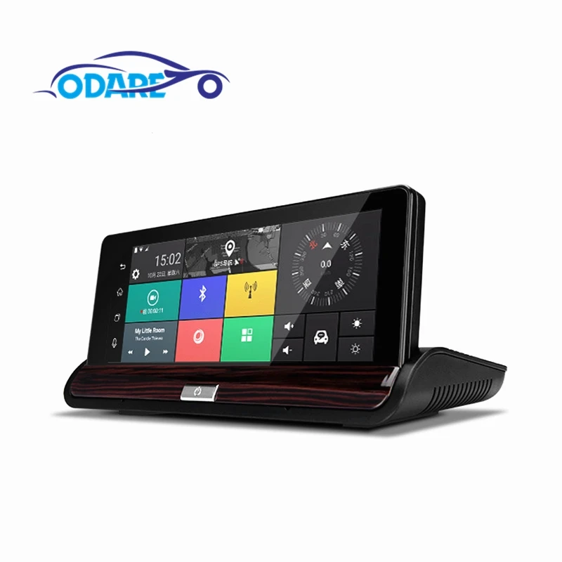 Odare " ips Android 5,0 Автомобильный видеорегистратор Камера gps навигация 3g Wifi видео рекордер Bluetooth двойной объектив dvr Full HD 1080P видеорегистратор