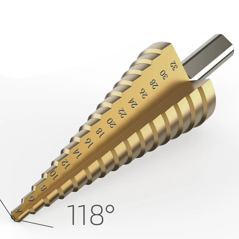 3PC HSS Steel Cone Drill 4-12mm 4-20mm 4-32mm Titanium Step Cone Drill Bit Hole Cutter for Woodworking Wood Metal Drill Bits 3PC HSS Steel Cone Drill 4-12mm 4-20mm 4-32mm Titanium Step Cone Drill Bit Hole Cutter for Woodworking Wood Metal Drill Bits