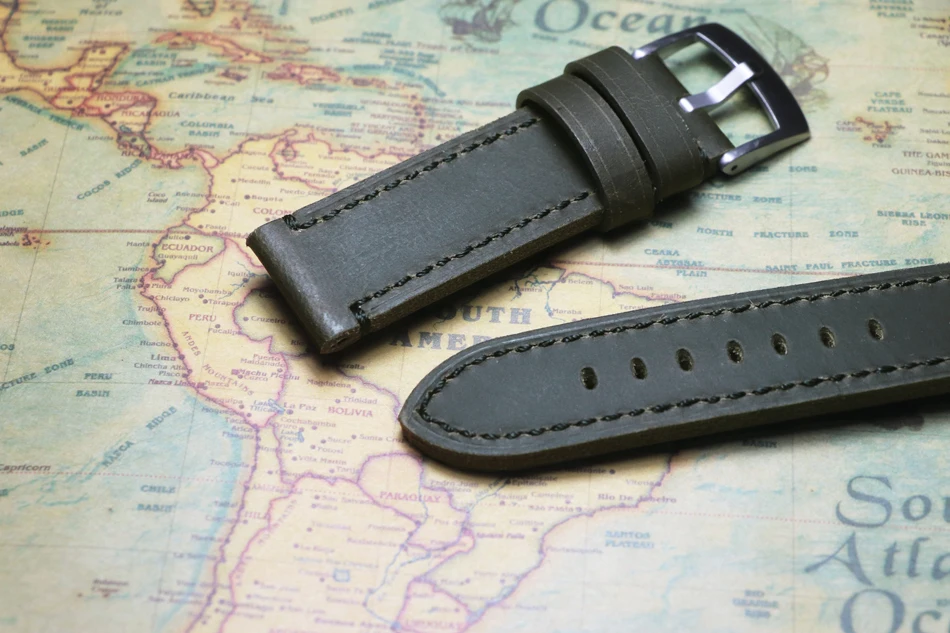 Ручной работы 21 22 мм Мужские часы ремешок для брендовых часов из нержавеющей