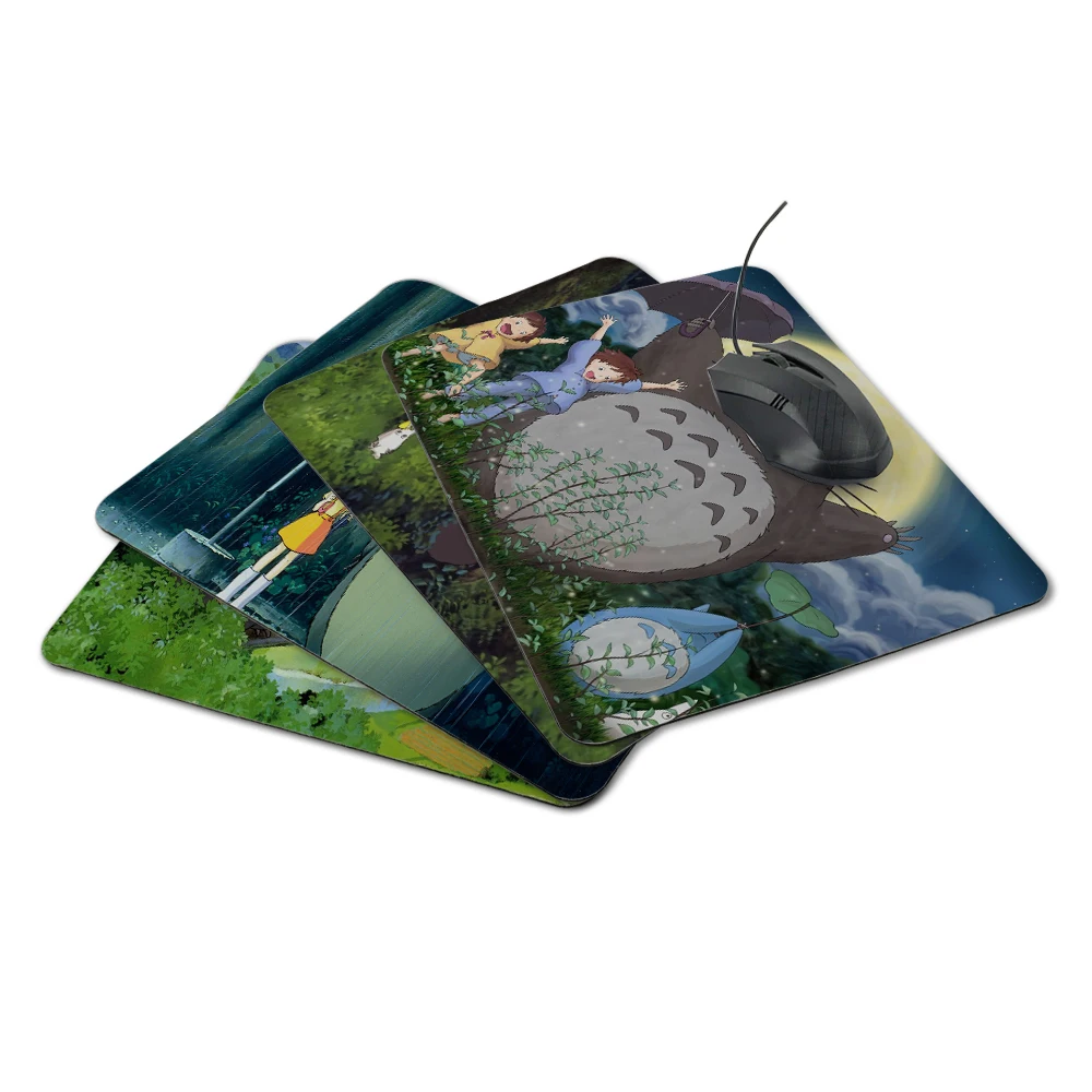 

New Anti-Slip PC My Neighbour Totoro Anime Umbrellas Silicon Mouse Pad Mat Mice Pad for Optical