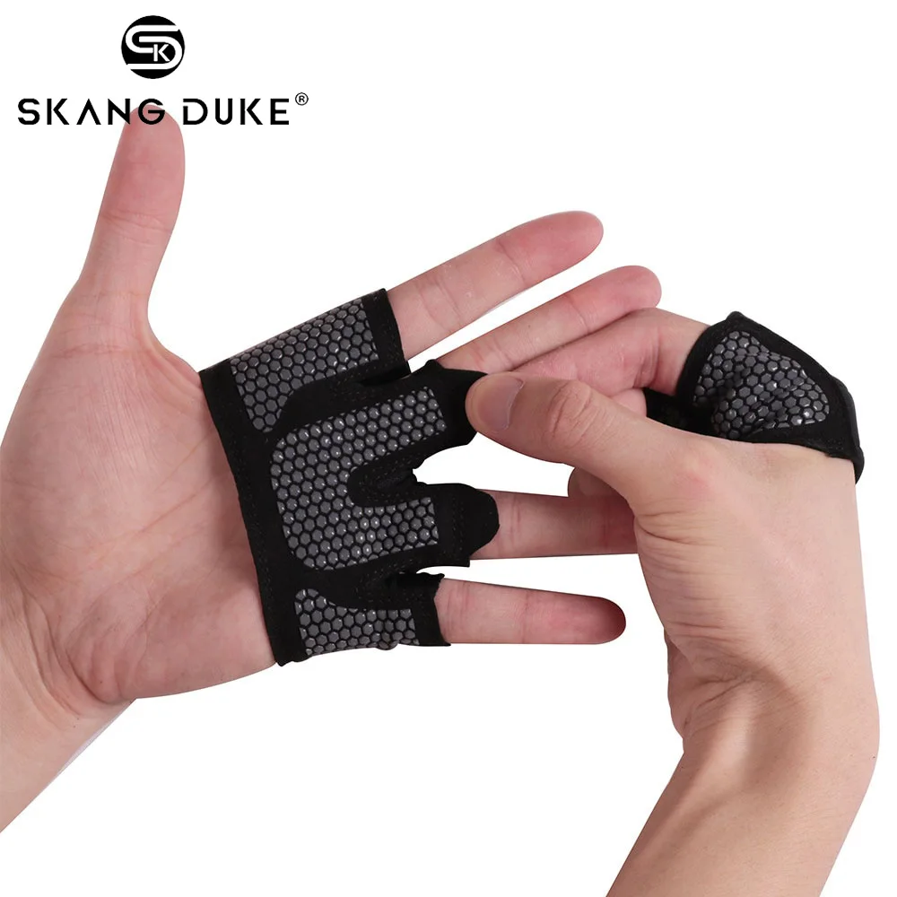 Lot De 2 Paires De Poignées De Musculation Antidérapantes En Caoutchouc – Gants De Protection Ergonomiques En Caoutchouc Pour L'haltérophilie – Pour Homme Et Femme – Entraînement Et Exercice De Gym