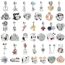 Новые специальные подвески в виде сердечек Микки Мауса, Ловец снов, бусины, подходят для браслетов Pandora, ожерелье для женщин, ювелирные изделия DIY, аксессуары