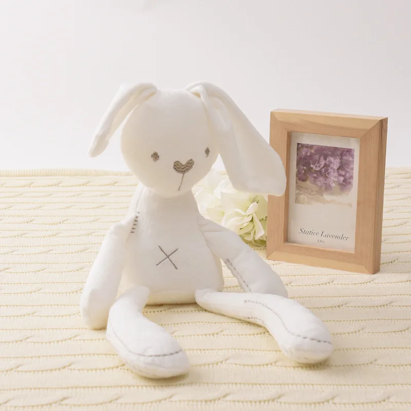 Милая кукла-кролик детские мягкие плюшевые игрушки для детей Кролик спальный мат мягкие и плюшевые детские игрушки в виде животных для младенцев подарок на день рождения