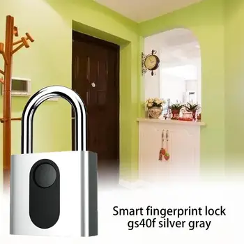 

Smart Fingerprint Padlock Gym Lock Student Dormitory Anti-theft Lock Gym Warehouse Fingerprint Padlock