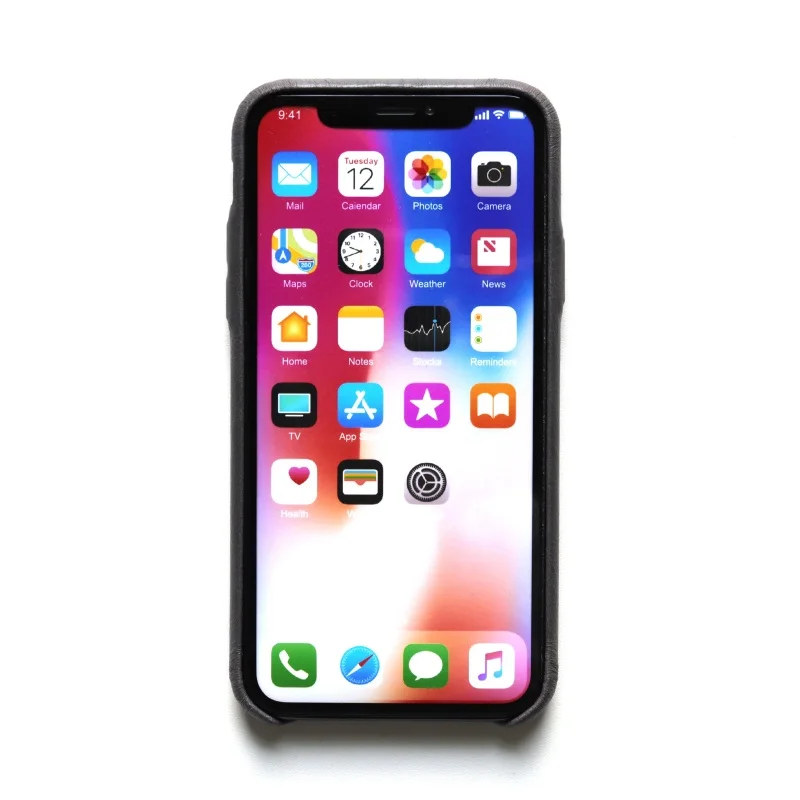 Ультра тонкий чехол высокого качества для Iphone X дизайн задняя крышка Мода Роскошный чехол для телефона для Iphone x Настоящая Натуральная Кожа