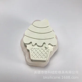 

Bk1170 Ice Cream Silicone Mould Cake Decoration Plaster Mold Fragrance Mode