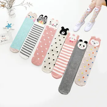 

Baby Socks Cotton Girl's Stockings Three-dimensional Cartoon Hose Knee Socks Spring and Autumn Baby Half Length Boots \N Socks