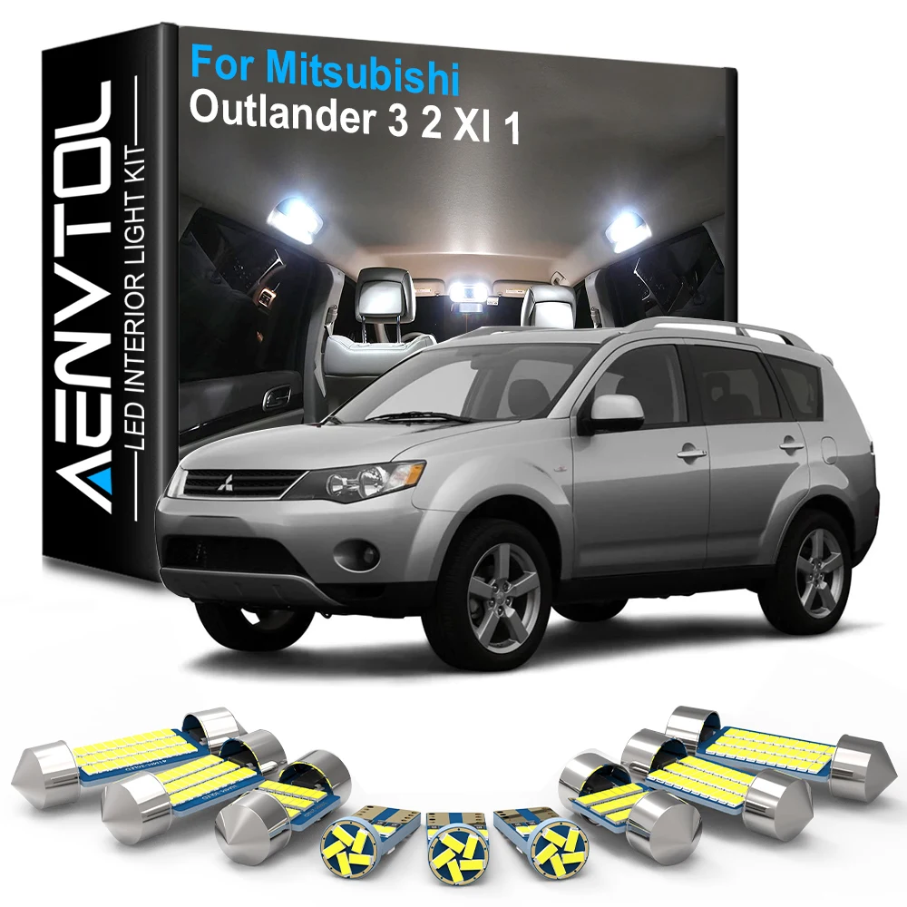

AENVTOL Canbus For Mitsubishi Outlander 3 2 Xl 1 2007 2008 2009 2010 2011 2016 2017 2019 2020 Accessories Interior Lights LED