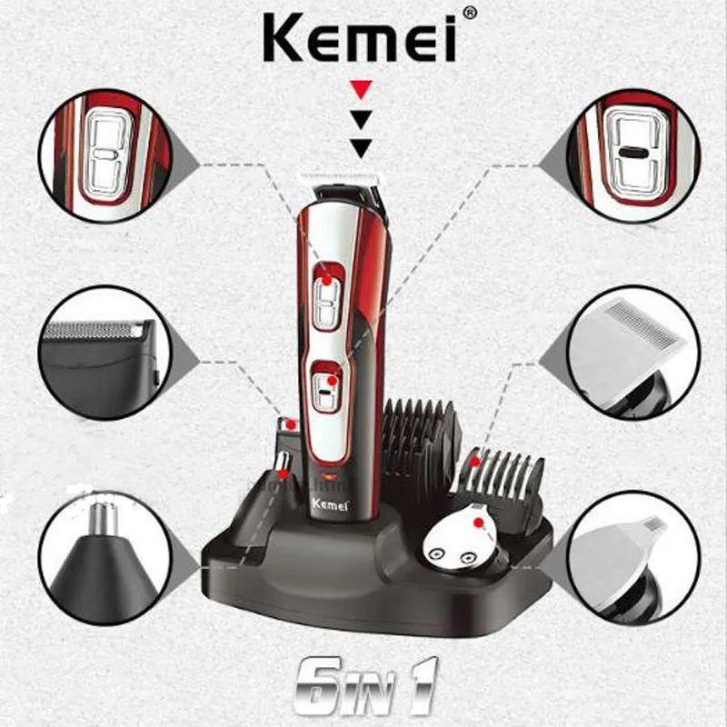 Kemei KEMAI стрижка ножницы KM-510 волосы в носу бритва бритвенный Нож плоский угол Нож рог, нож пять в одном