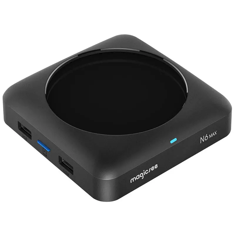FFYY-Magicsee N6 Max Dual Wifi Tv Box Rk3399 Четырехъядерный 4G+ 32G Smart Tv Box с Hd 4K телеприставка(Us Plug