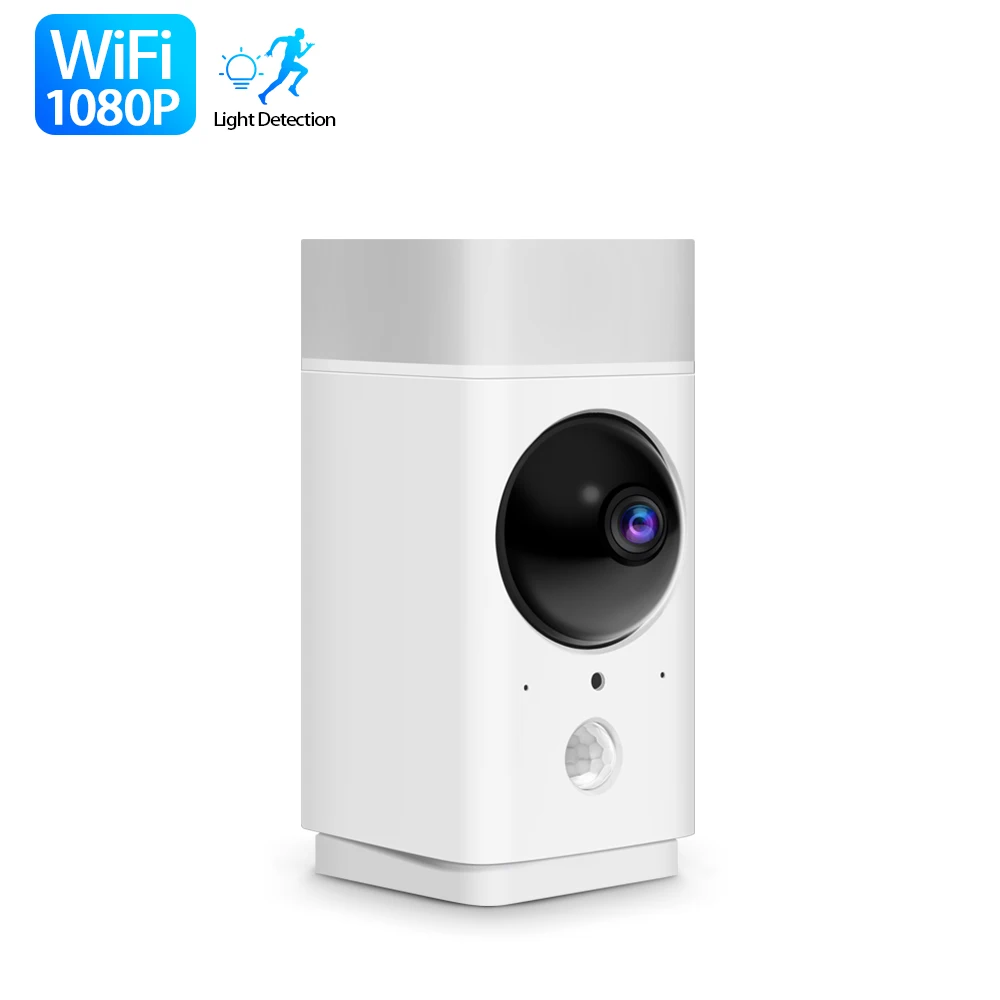 1080P светодиодный беспроводной ip камера Wi Fi ультратонкая HD ночная версия CCTV мини