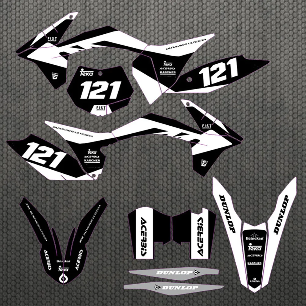 Графические Наклейки для Motocross наклейки KTM EXC XCW 2012 2013 SX SXF XC XCF 2011 125 150 200 250 300 350 450 |