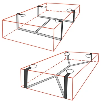 Sex Toys for Couples Under Bed BDSM Bondage Restraint System Fetish Adult Games Set Wrists & Ankle Cuffs Sex Products 2021 New 2