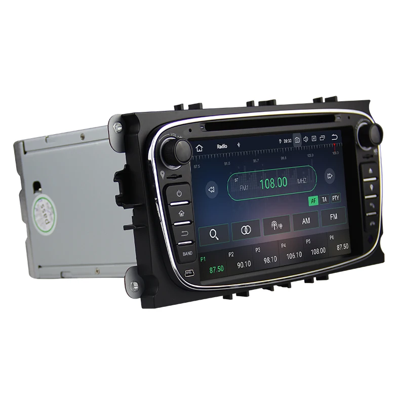 8 ядерный 2 Din " Android 9,0 автомобильный dvd-плеер для Ford Mondeo/Focus gps навигация Bluetooth Стерео FM Rds радио Wi-Fi головное устройство