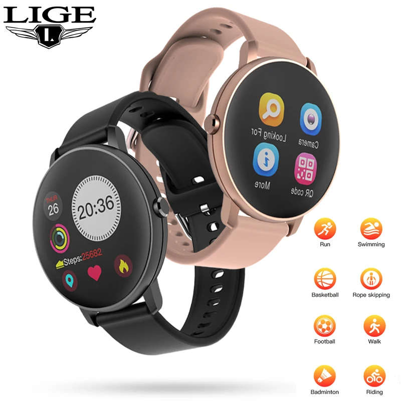 Новинка 2020 Модные Смарт часы для фитнеса водонепроницаемые спортивные iPhone/Android