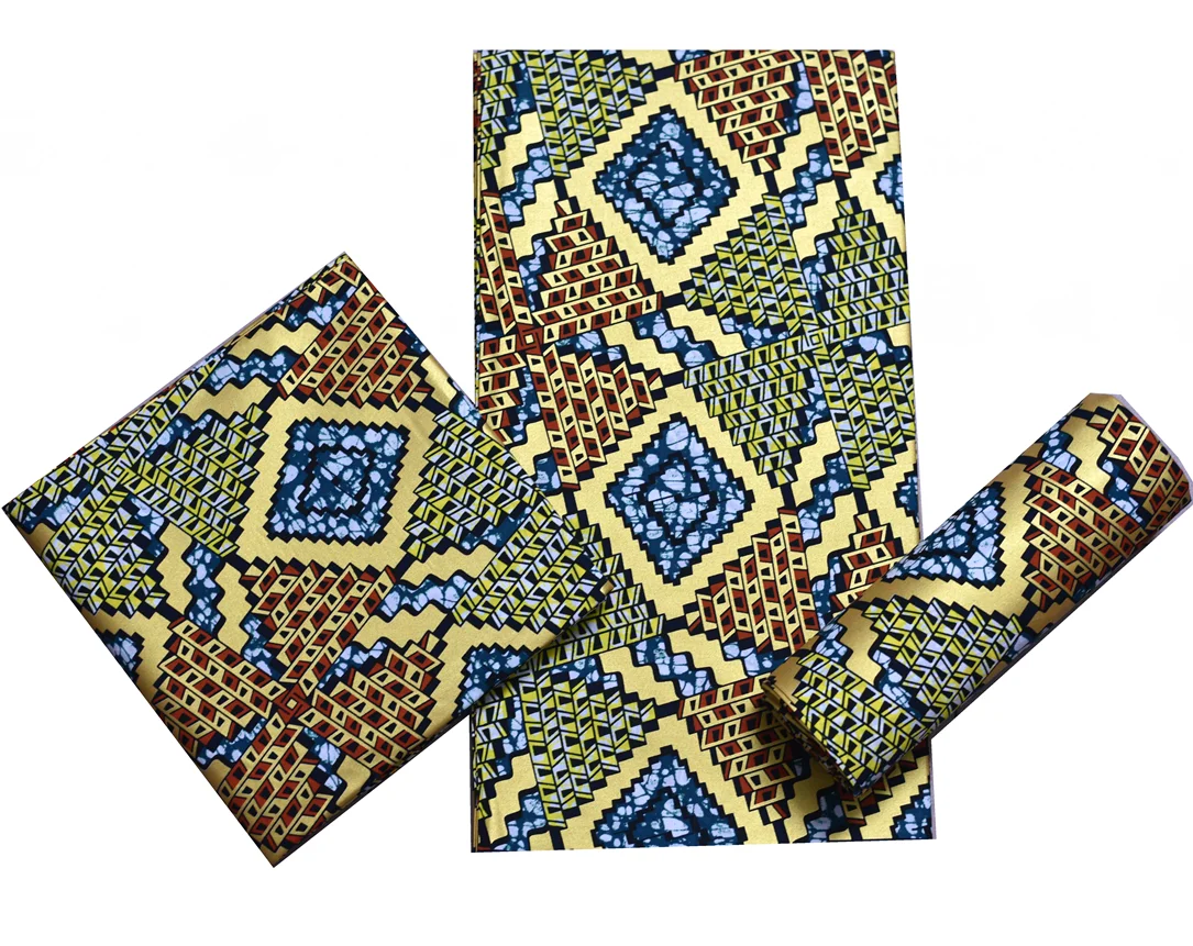 

Мягкий хлопок, Золотая пудра, принты, африканская ткань, дизайнерское шитье, свадебное платье, ткань, рукоделие Loincloth