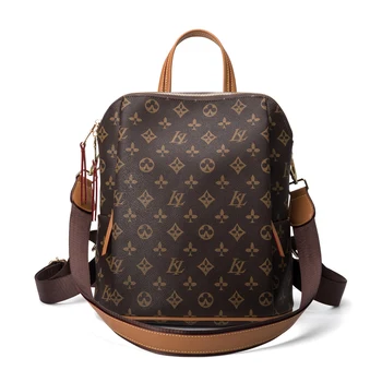 

High Quality Genuine Leather Backpack Women Bag New Fashion Simple Large Capacity Shoulder Backpack School Bags Louis Bag Gg Cc